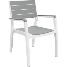 Keter Dārza krēsls Harmony Armchair balts/gaiši pelēks