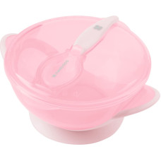 Bowl with spoon Feedy Pink