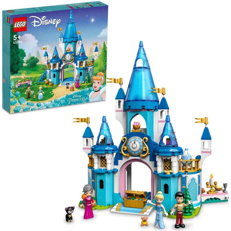 Lego Disney Zamek Kopciuszka i księcia z bajki 43206