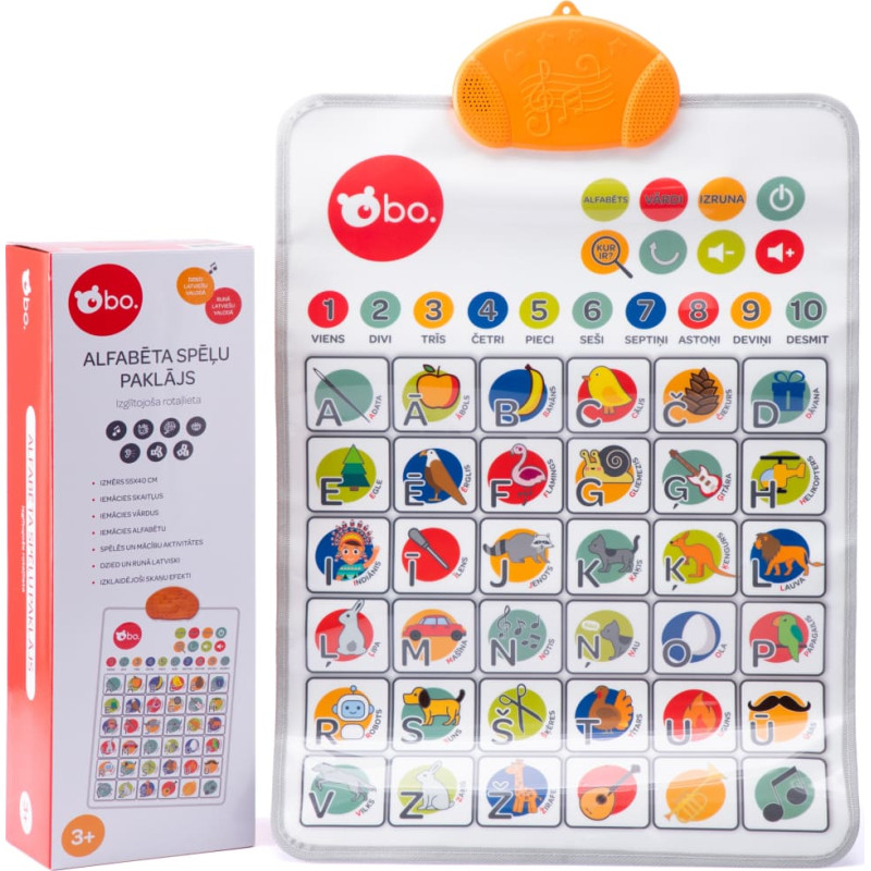 BO. Opettava lelu – aakkosmatto (LV)