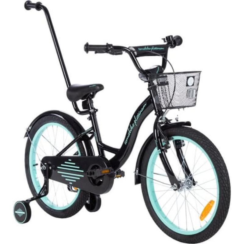 Tomabike polkupyörä - XXV - TOMABIKE 20"  - PLATINUM - BLACK / TURKUS