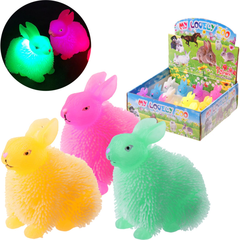 Pehmeä, hohtava pupu – 6 väriä