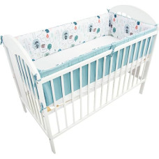 Ankras pinnasängyn reunapehmuste 360 cm Hedgehog Path, vihreä — Ankras