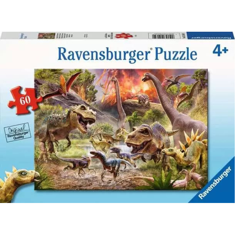 Ravensburger Puzzle Dinosaur Dash 60 Pc Puzzle 5164