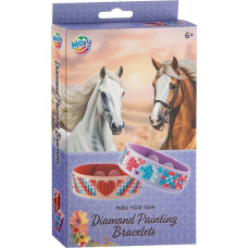 Moxy timanttimaalausrannekkeet ”Hevoset”, 2 kpl