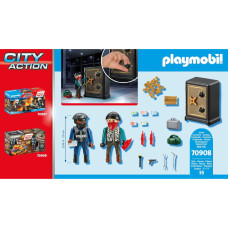 MIX Playmobil 70908 Murtautuminen kassakaappiin