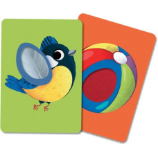 Dodo Board games Tactile Montessori Flashcards "Baby animals" (3905)
