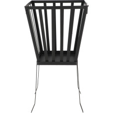 Eldstad i stål, 32,8 × 31,2 × 57,4 cm