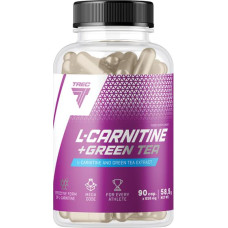 Trec aminohappo TREC L-KARNITIINI + VIHREÄ TEE 90 kapselia