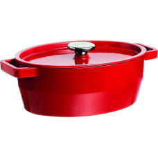 Pyrex Kattila 4L PYREX ovaali valurauta 29 cm / punainen