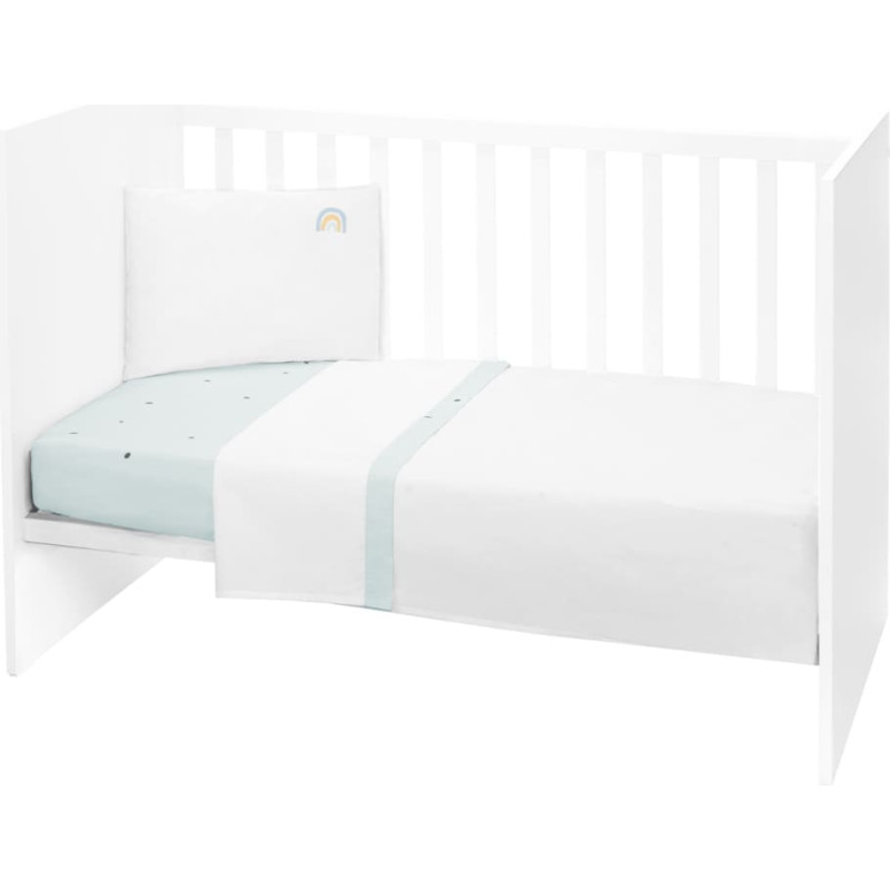 KIKKABOO vuodevaatesetti, 3 osaa EU style 60/120 Stripy Friends