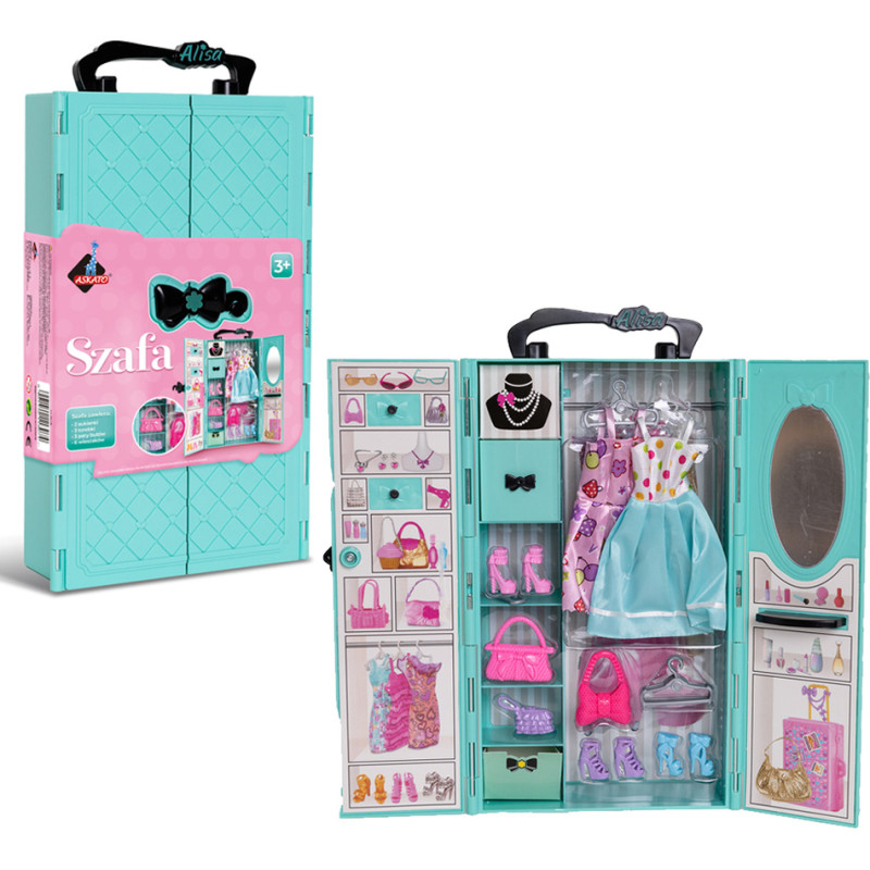 HIPO 13074 vaatekaappi varusteilla - MINT