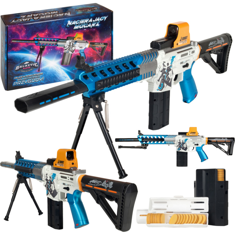 Paristokäyttöinen levypistooli ”Mocarz”