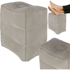 Ilmatäytteinen jalkatuki – matkajalusta 3 korkeustasolla