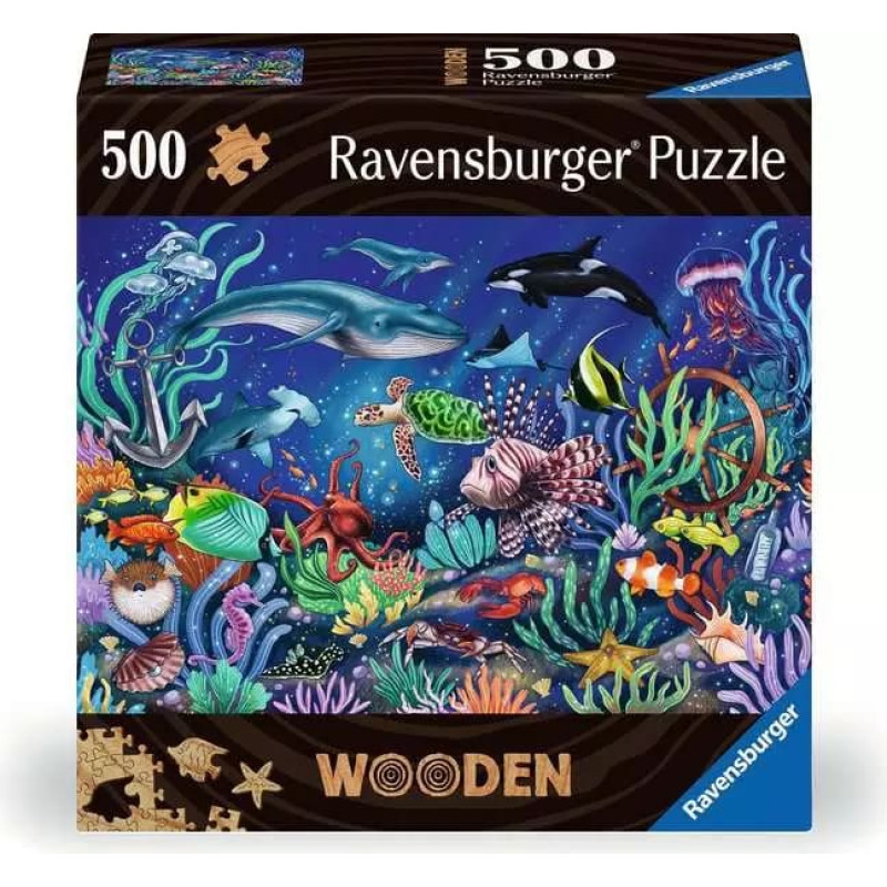Ravensburger puinen palapeli Under the Sea 500palaar 14+