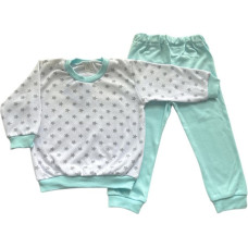 Zuzia Lasten pyjama Green Stars 116 cm (632)