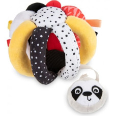 CANPOL BABIES sensorā bumba ar grabulīti un čīkstētāju BabiesBoo, 68/089