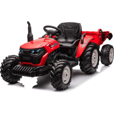 Bērnu elektriskais traktors ar piekabi HATIS, sarkans