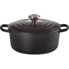 Le Creuset Čuguna katls apaļš Ø26cm / 5,3L matēts melns