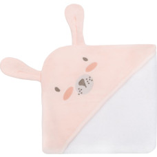 Hooded towel terry 90/90 cm Rabbits in Love