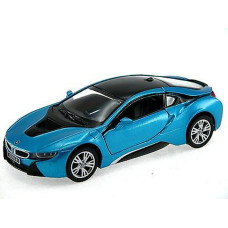 Kinsmart-auto BMW I8 sininen