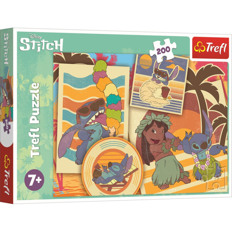 Trefl 13304 Puzzle 200 el. Muzyczny świat Lilo & Stich