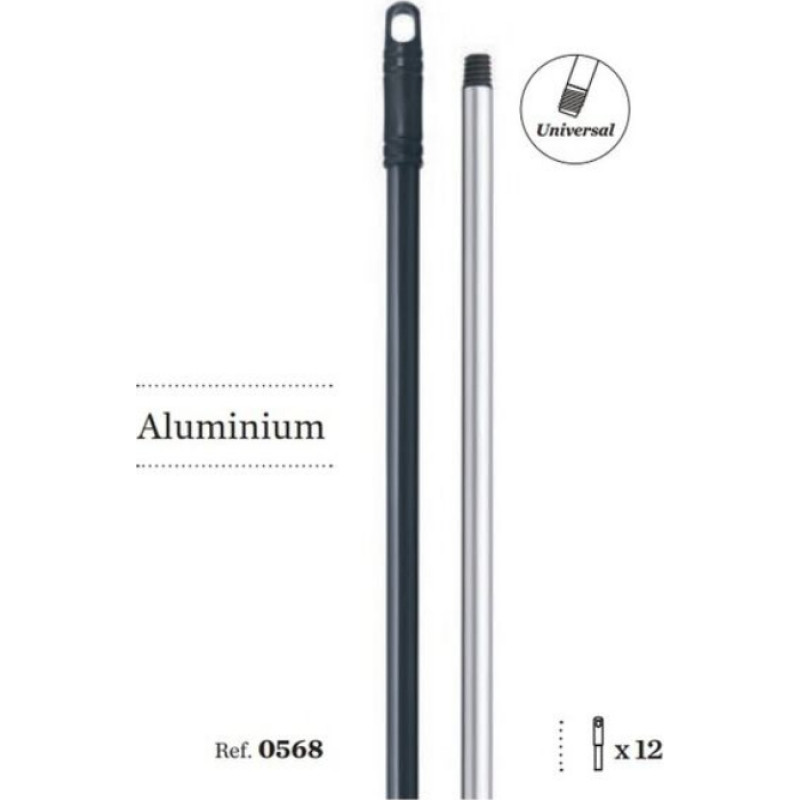 Mery harjan varsi, alumiinia, 140 cm