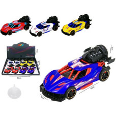 HIPO-auto – malli 52954 – savulla, valoilla ja äänellä – 13 cm