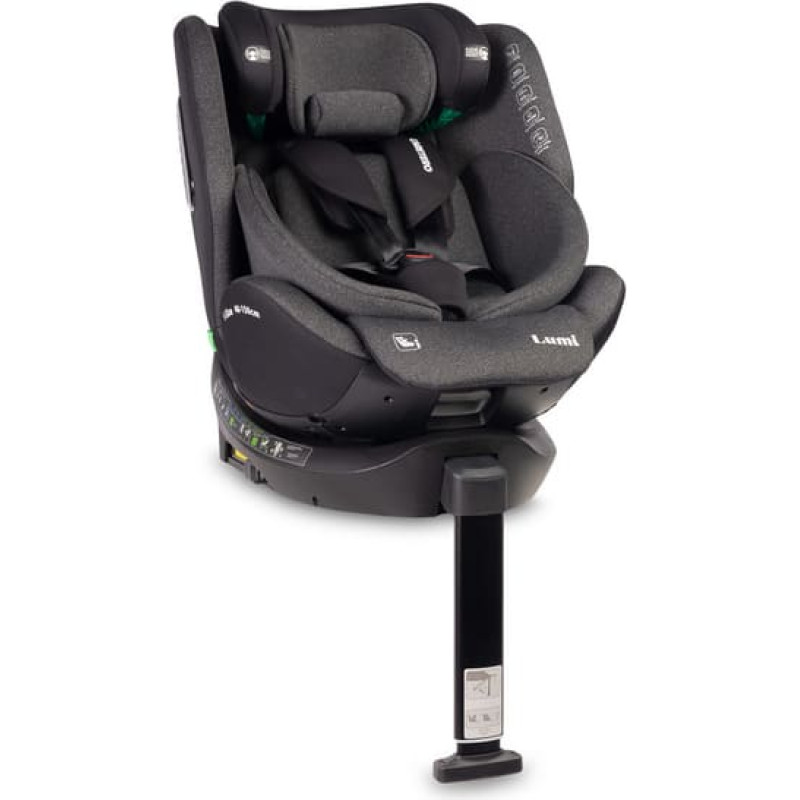 Caretero LUMI I-SIZE Turvaistuin DARK GREY (40-150)