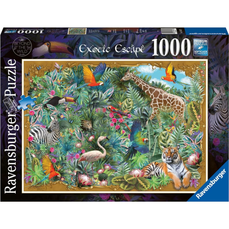 Ravensburger puzzle Exotic Escape 1000p 16827
