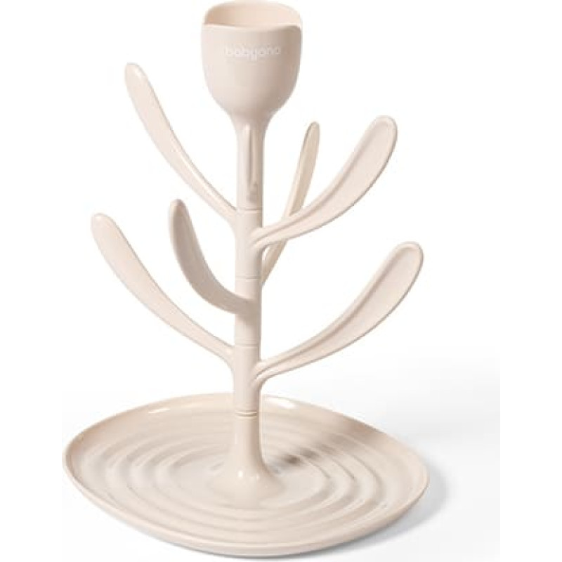 Babyono kuivausteline pulloille ja tuteille Tulip 1072/01 beige