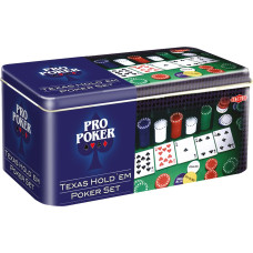 TACTIC Galda spēle Pro Poker Texas Hold´em set 03095