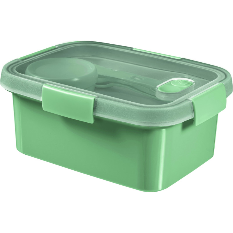 Curver Pārtikas trauks Lunch Kit taisnstūris 1,2L Smart Eco To Go 20x15x9cm maigi zaļš