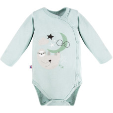 EWA MELLOW vauvan body pitkähihainen, nepparikiinnitys, mintunvihreä, koko 56 – 728654