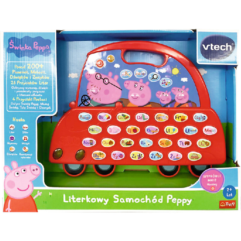 Vtech 61806 Literkowy Samochodzik Peppy