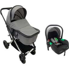 Stroller 3in1 transf. seat One Grey