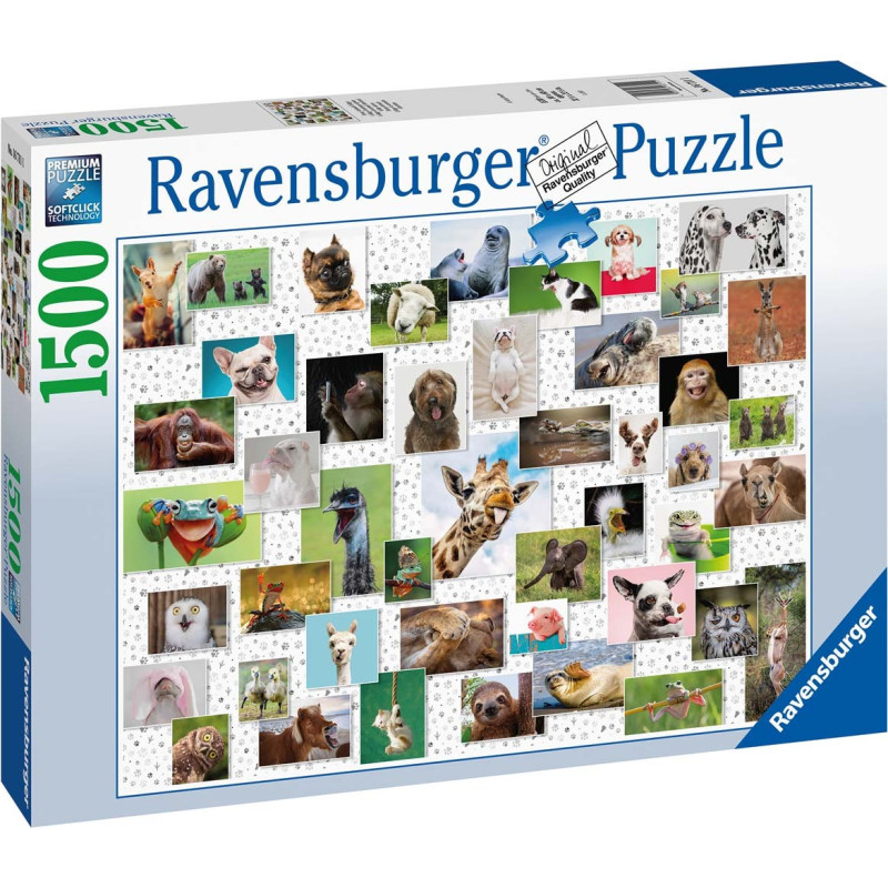 Ravensburger puzzle Funny Animals Collage 1500p 16711