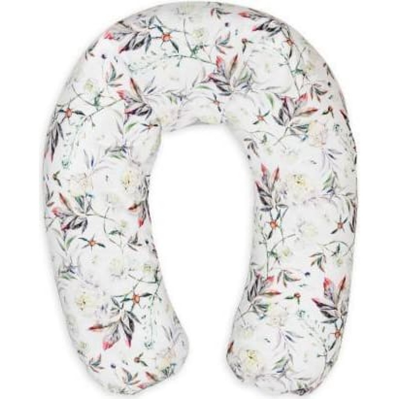 Babymatex MATEX Poduszka pozycjonująca RELAX z dzianiny bawełnianej dł.190 cm [TB0101_R50] piwonie