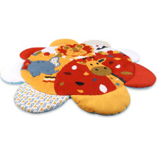 Milly Mally 6145 TinyMini JL639-2B kehittävä 2-in-1 leikkialusta "Safari-kukka"