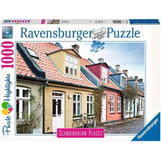 RAVENSBURGER puzle Houses in Aarhus Denmark, 1000gab., 16741