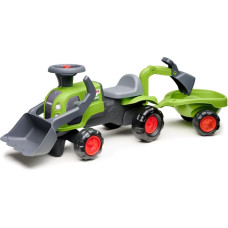 Falk – Baby Claas potkutraktori kaivurilla, kauhalla ja peräkärryllä