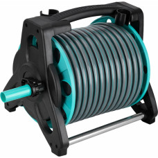 LUARO puutarhaletku kelatelineellä, suihkupistoolilla ja liittimillä, 30 m