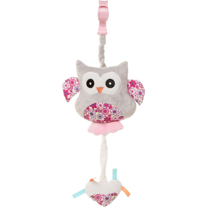 4BABY Piekaramā rotaļlieta ar skaņu OWL OP01