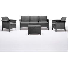 BICA Puutarhakalusteryhmä VENEZIA 3 HARMAA