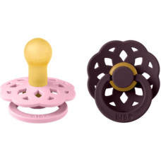 Bibs Boheme SS26 pacifiers Baby pink / Plum 6-18m 2pcs