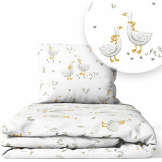 Ankras 2pcs bedding set 135/100 40/60 goose green