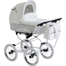 Baby Fashion SCARLETT Universal stroller 3in1, BW-1 White