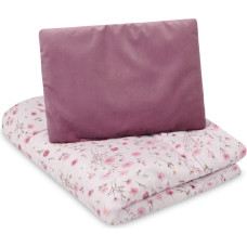 Sensillo pinnasängyn setti Velvet Bloom Pink
