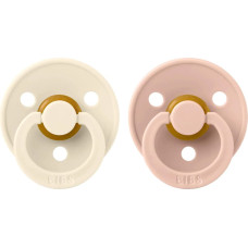 BIBS Colour Māneklis no dabiskā kaučuka , simetrisks Ivory / Blush 6-18m  2gb