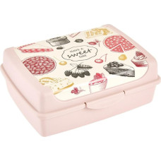 Keeeper Pārtikas uzglabāšanas trauks click-box midi 1L Carla "Sweet day" 17x13x7cm rozā